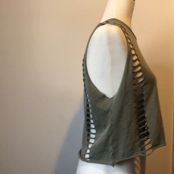 2/$20 Post apocalyptic crop top - Picture 2 of 4